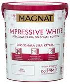 Farby wewnętrzne - Magnat Farba Impressive white Biały 5 l - miniaturka - grafika 1