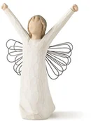 Figurki dekoracyjne - Willow Tree 26149 anioł mutes, naturalny, 1 - opakowanie 26149 - miniaturka - grafika 1
