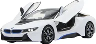 Zabawki zdalnie sterowane - Jamara BMW I8 1:14 biały 40MHz 404571 - miniaturka - grafika 1