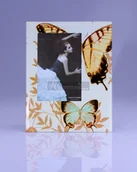 Ramki na zdjęcia - NA SZKLANA RAMKA ZDJĘCIE 9 x 14 cm - Motyle 23212 - miniaturka - grafika 1