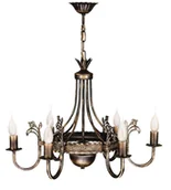 Lampy sufitowe - Jupiter 224 - KO 6 - Lampa wisząca KORONA 6xE14/40W/230V - miniaturka - grafika 1