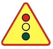 Wyposażenie miejsc publicznych - Znak ostrzegawczy A-29 Sygnały świetlne - miniaturka - grafika 1