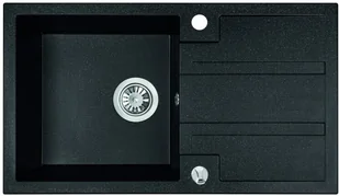 Laveo Barbados - zlewozmywak 2-komorowy bez ociekacza czarny SBB 720T - Zlewozmywaki - miniaturka - grafika 3