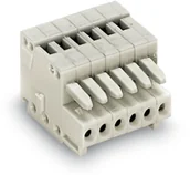 Podzespoły elektroniczne - WAGO Obudowa żeńska na kabel WAGO 733-107 Ilośc pinów 7 Raster 2.50 mm 100 szt 733-107 - miniaturka - grafika 1