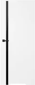 Drzwi wewnętrzne - Drzwi z podcięciem Exmoor 70 prawe białe czarna szyba SWHF000176KF - miniaturka - grafika 1