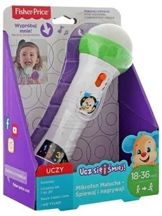 Fisher Price Mikrofon Malucha Śpiewaj i nagrywaj! FBP38 - Instrumenty muzyczne dla dzieci - miniaturka - grafika 13