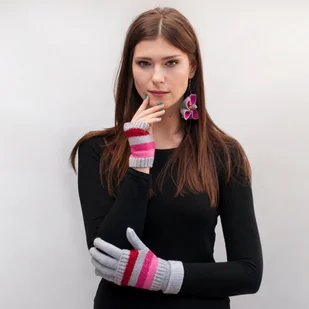 Art of Polo Rękawiczki / mitenki w paseczki - Rękawiczki - miniaturka - grafika 5