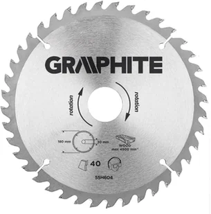 Graphite Tarcza do cięcia 55H603 160 x 30 mm do pilarki widiowa - Tarcze do pił - miniaturka - grafika 6