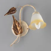 Lampy ścienne - Euluna Kinkiet Vanda 1-punktowy, kość słoniowa - miniaturka - grafika 1