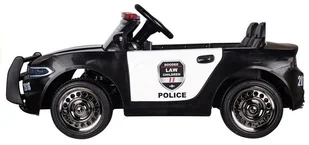 Import LEANToys Auto na Akumulator Samochód Policyjny Czarny LT3771-0 - Pojazdy elektryczne dla dzieci - miniaturka - grafika 5