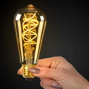 Lucide Żarówka LED E27 ST64 4W 2 200 K bursztyn czujnik - Żarówki LED - miniaturka - grafika 3