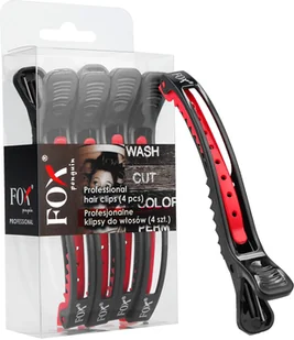 Fox Penguin Klipsy do włosów o długości 12cm 4szt. 0000059283 - Pozostałe akcesoria fryzjerskie - miniaturka - grafika 2
