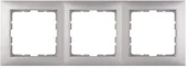 Wyłączniki światła i elektryczne - Berker B.Kwadrat Ramka potrójna alu 5310138994 - miniaturka - grafika 1
