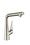 Baterie kuchenne - Hansgrohe Metris Select inox 14883800 - miniaturka - grafika 1