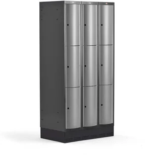 AJ Produkty Metalowa szafa ubraniowa na cokole - Szafki BHP - miniaturka - grafika 22