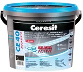 Fugi - Ceresit Fuga elastyczna CE 40 Aquastatic coal 5 kg 1995649 - miniaturka - grafika 1