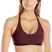 Bielizna sportowa damska - Under Armour Damski sportowy biustonosz Low Strappy, czerwony, l 1289445-916 - miniaturka - grafika 1