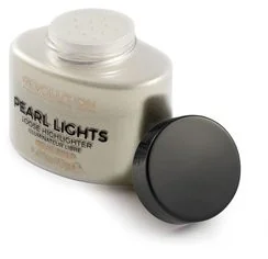Revolution Makeup Makeup Revolution Puder rozświetlający Pearl Lights Loose Highlighter True Gold 25g - Rozświetlacze do twarzy i ciała - miniaturka - grafika 3
