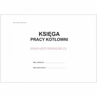 Druki akcydensowe - Firma krajewski Księga pracy kotłowni 200 kart [Pu/A-154] Pu/A-154 - miniaturka - grafika 1