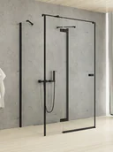 Kabiny prysznicowe - New Trendy REFLEXA BLACK L  80x80 K-1345 - miniaturka - grafika 1