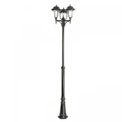 Lampy ogrodowe - Su-Ma Prince wys. regulowana 195-295cm. Latarnia ogrodowa potrójna OGMWN 3 O OGMWN 3 O - miniaturka - grafika 1