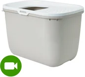 Kuwety dla kotów - Savic Hop In kuweta dla kota Antracyt biel - miniaturka - grafika 1