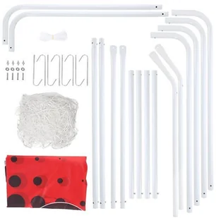 Nils BR240P 2w1 BRAMKA Z SIATKĄ I PANELEM DO CELOWANIA 240x150cm - Piłka nożna - miniaturka - grafika 7