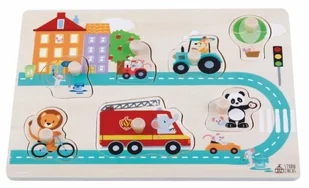 Puzzle drewniane ulica E01.061.1.1 - Puzzle - miniaturka - grafika 2