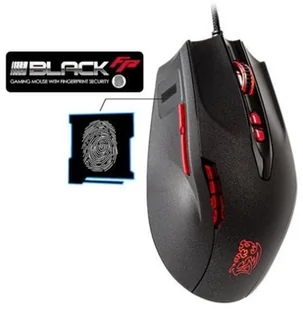 Thermaltake eSports Fingerprint czarna (MO-BKV-WDLGBK-01) - Myszki - miniaturka - grafika 2