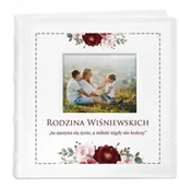 Albumy fotograficzne - NA Murrano Album mały z oknem nadruk dedykacja dla pary ślub rocznicę pa ALB-SO-WH-UV-037 - miniaturka - grafika 1