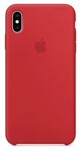 Etui silikonowe Apple iPhone XS Max czerwone - Etui i futerały do telefonów - miniaturka - grafika 6