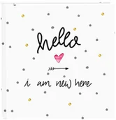 Pozostałe akcesoria kuchenne - Goldbuch Hello i am New Here 25x25 60 stron album dziecięcy 24319, 24319 (27 319) - miniaturka - grafika 1