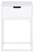 Ławy i stoliki kawowe - Actona Stolik Mitra 40x30cm biały Actona 86244 - miniaturka - grafika 1