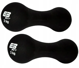Hantle Fitness Eb Fit Czarne 2x2kg Zestaw - Hantle i ciężarki - miniaturka - grafika 8