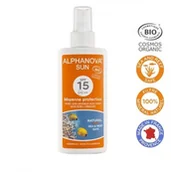 Kremy dla dzieci - Alphanova Spray Przeciwsłoneczny - filtr SPF15 - Sun Bio ASL00717 - miniaturka - grafika 1