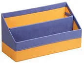 Notesy i bloczki - Rhodia 318848C półka na listy (10 x 25 x 31 cm, sztuczna skóra, elegancka i praktyczna, idealna do organizacji), 1 sztuka, kolor szafirowy 318848C - miniaturka - grafika 1