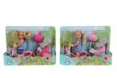 Simba Evi - Na Rowerze Turystycznym z przyczepką - Lalki dla dziewczynek - miniaturka - grafika 3