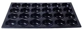 Formy do ciast - Vogue C564 aluminiowa powłoką zapobiegającą przywieraniu Muffin taca, 24 otworów, babeczek rozmiar 80 MM X 35 MM C564 - miniaturka - grafika 1