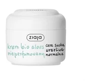 Kremy do twarzy - Ziaja Bio aloesowy krem nieperfumowany do cery suchej i wrażliwej 50ml 54211-uniw - miniaturka - grafika 1