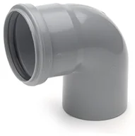 Odwodnienia, kanały i akcesoria - Pipelife Kolano kanalizacyjne 15° 75 mm szare - miniaturka - grafika 1