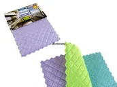 Ściereczki, gąbki, czyściki - ŚCIERECZKI KUCHENNE zmywaki - 3szt fibra+gąbka - miniaturka - grafika 1