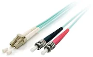 Kable światłowodowe - Equip LWL Patch Cable LC/ST 50î 2 m turkusowy OM3 LSOH 255212 - miniaturka - grafika 1