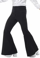 Stroje karnawałowe - Smiffys Spodnie dla mężczyzn, odporność na uderzenia, m, czarny - miniaturka - grafika 1