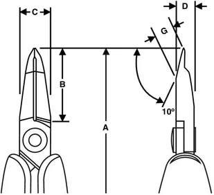 BAHCO ucinaki do mikrokońcówek 10 Micro Tip, serii RX Ultra, Ergo, rozmiar L 149mm, [RX 8233] - Kombinerki i obcęgi - miniaturka - grafika 2