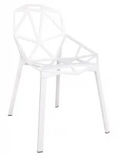TOP E SHOP Krzesło split białe aluminium nogi białe - Krzesła - miniaturka - grafika 2
