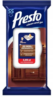 Presto 2W1 Ściereczki + Płyn Do Mebli Drewnianych - Ściereczki, gąbki, czyściki - miniaturka - grafika 18