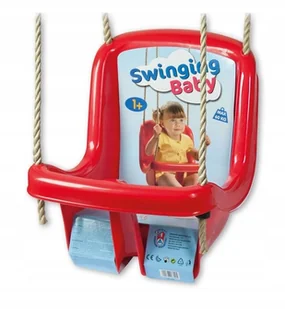 Simba huśtawka dziecięca Swinging huśtawka dziecięca Zielony Czerwony dzieci na biegunach w zestawie: Linka, czerwony 8300D/6229 - Huśtawki - miniaturka - grafika 3