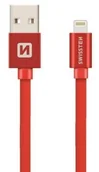 Kable USB - SWISSTEN Kabel USB Lightning SWISSTEN 0.2m Czerwony 71523106 - miniaturka - grafika 1