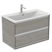 Szafki łazienkowe - Ideal Standard Connect Air Szafka pod umywalkę 80x51,7x44 cm jasnobrązowe drewno/jasnobrązowa mat E0819UK - miniaturka - grafika 1