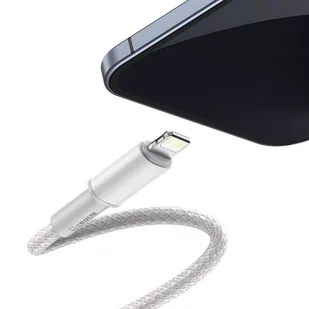 BASEUS BASEUS DATA PD20W KABEL USB-C DO LIGHTNING 2M BIAŁY 17063 - Kable komputerowe i do monitorów BASEUS BASEUS DATA PD20W KABEL USB-C DO LIGHTNING 2M BIAŁY 17063 - Kable komputerowe i do monitorów - miniaturka - grafika 5
